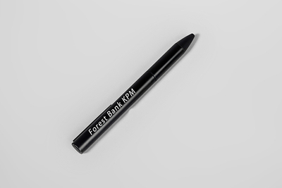 Laser engraved metal pen